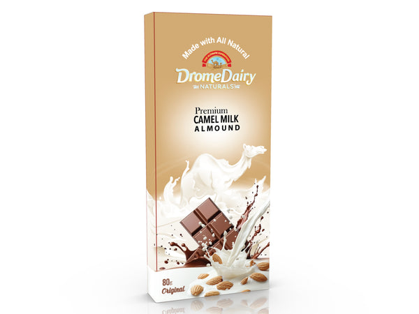 DromeDairy Naturals Premium Camel Milk Chocolate - Almond