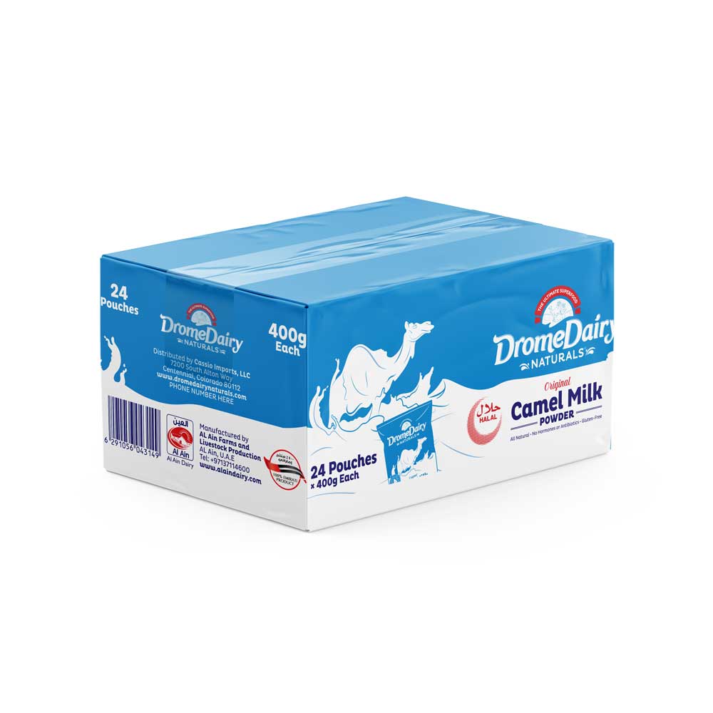 Carton - (400)g x24 Pouches of Camel Milk Powder